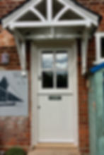 Double-glazed hardwood exterior stable door