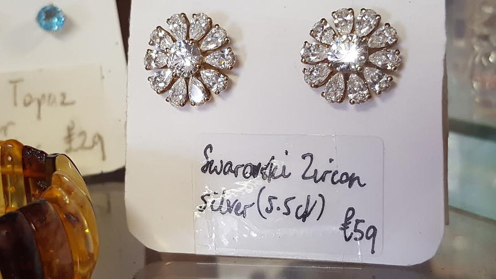 Swarovski Zircon silver earring £59.00p