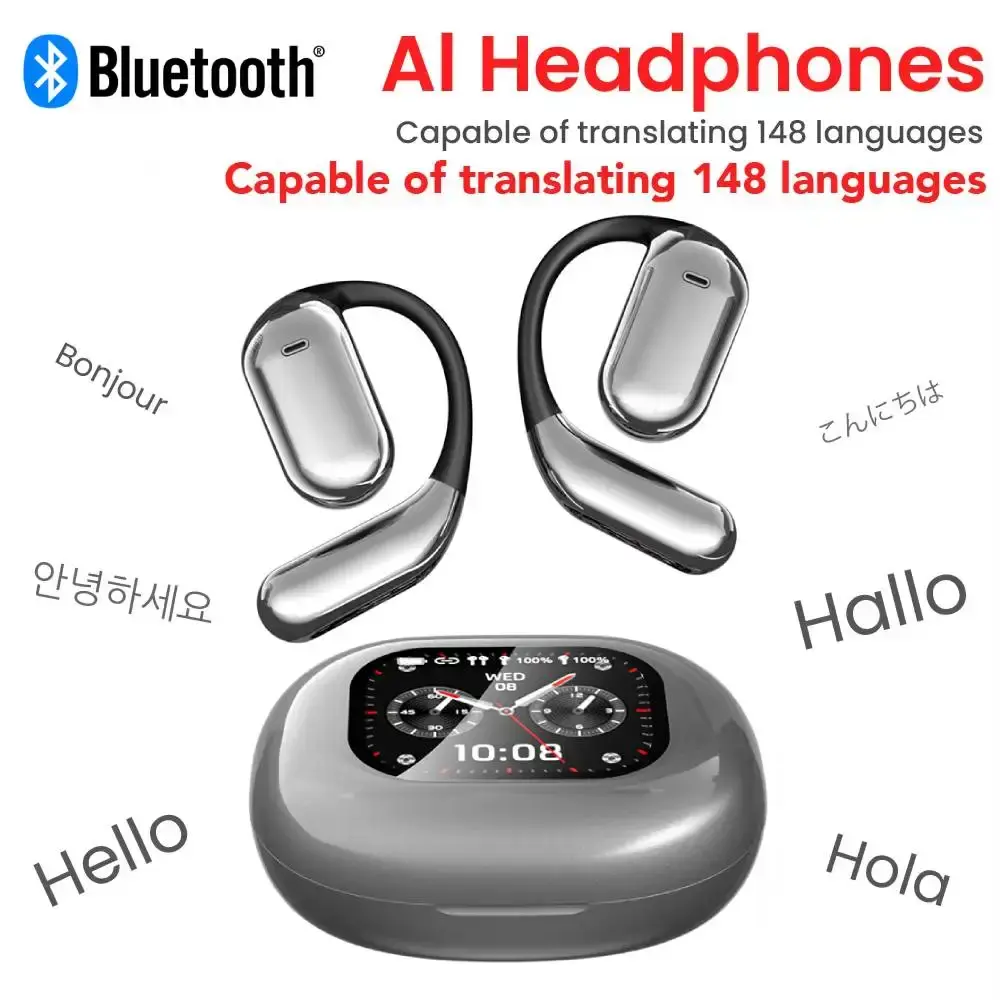 [AI Earphone]Translator IPX7 Bluetooth5.4 Earphones Sleep ASMR Headset