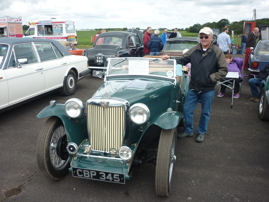 John Mansell with his 1936 MG TA