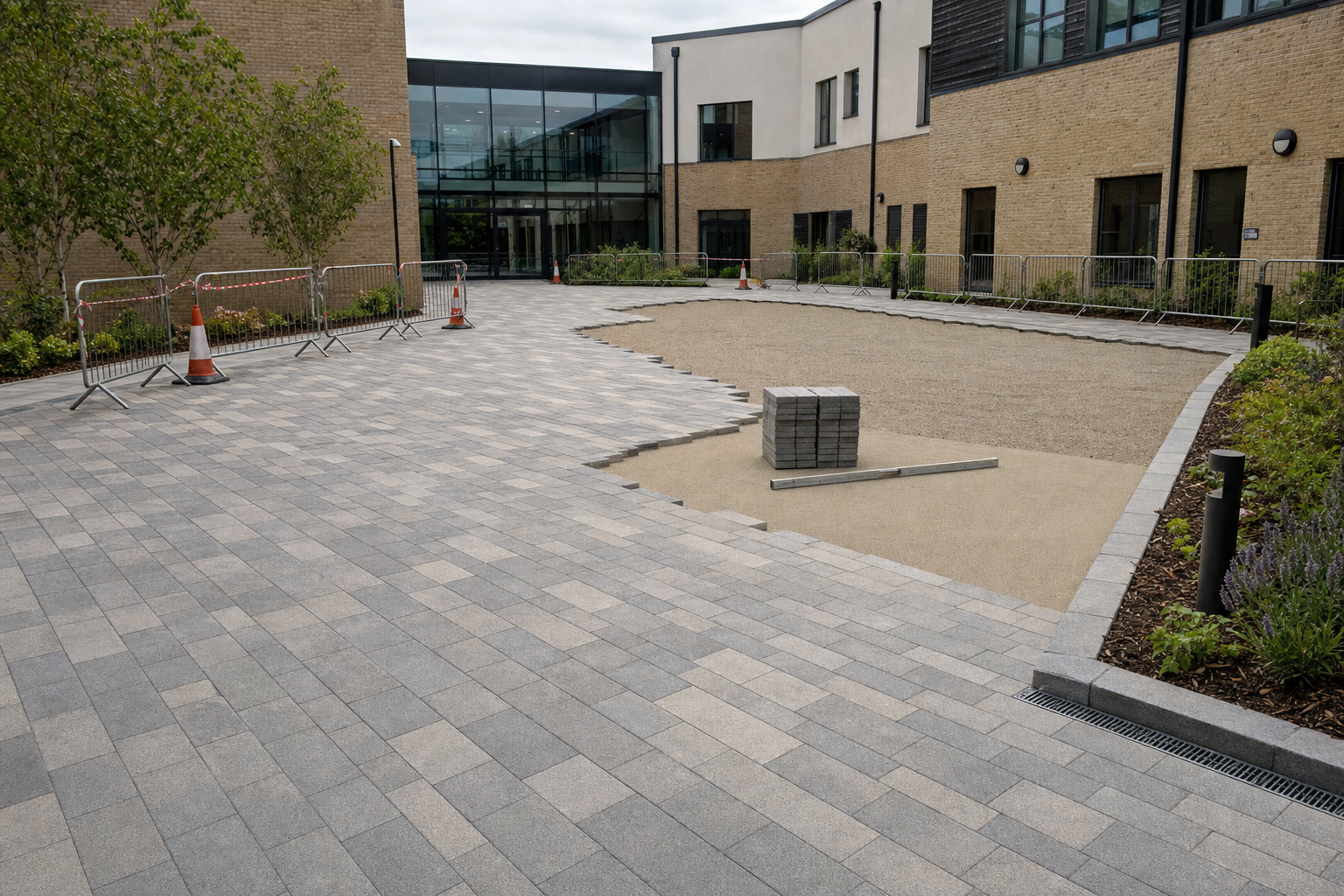Commercial Patio and Paving Installation