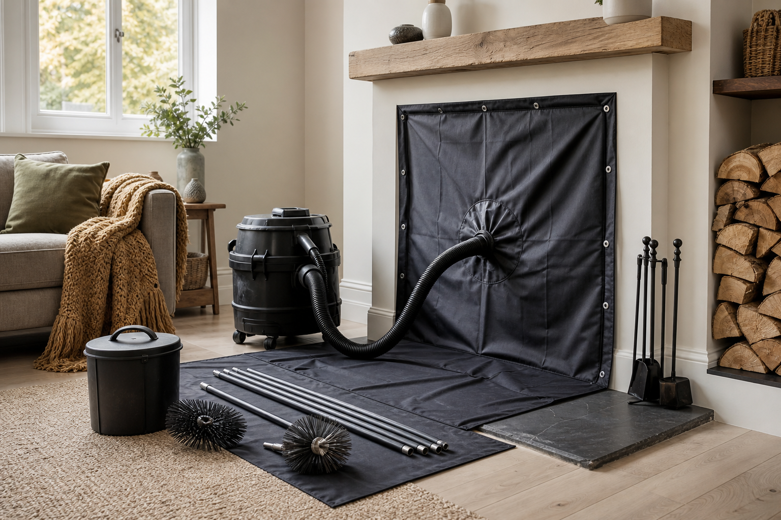 Chimney sweeping across West Yorkshire with £70 to £80 visits
