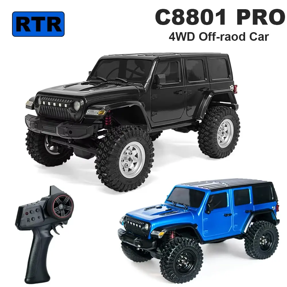 C8801 PRO 4WD RC Car 1/18 Scale Model 4x4 Off-Road Remote Control Climb
