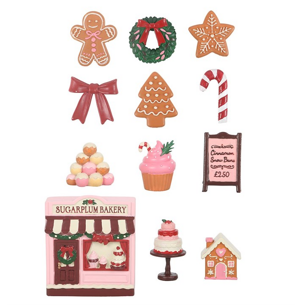 Thumbnail: 12-Day Sugarplum Bakery Scene Advent Calendar