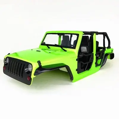 Thumbnail: Wrangler Body Shell 313mm 12.3"Wheelbase Pipe Rack Half Door Modification