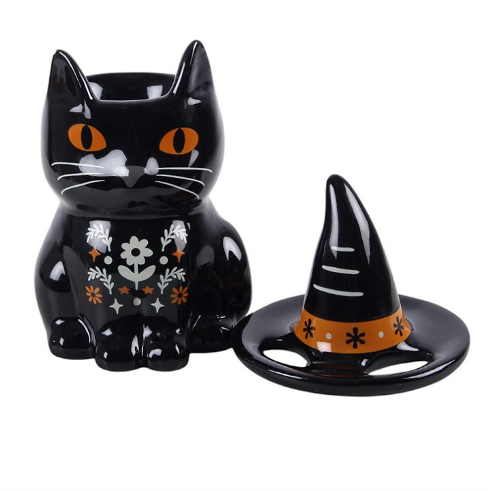 Thumbnail: Frightful Folk Black Cat Oil Burner