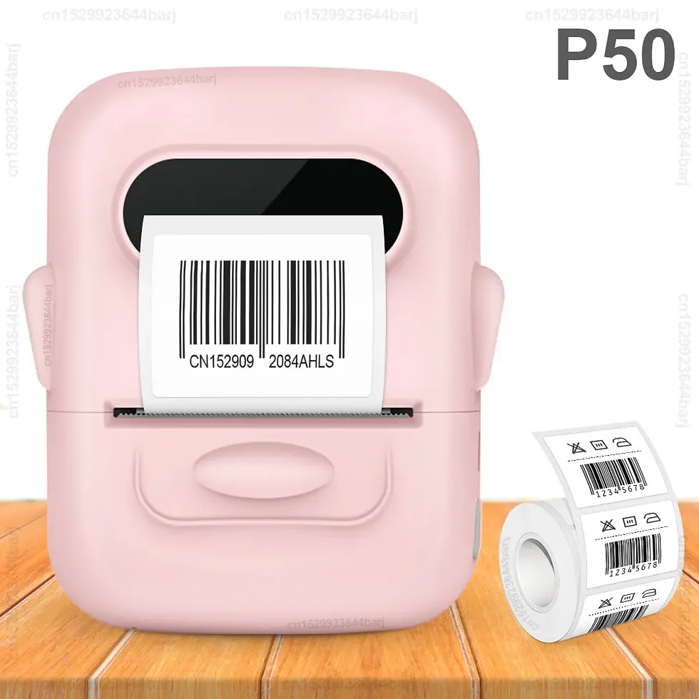 Thumbnail: P50 Label Maker Mini Portable Thermal Printer Self-Adhesive Label