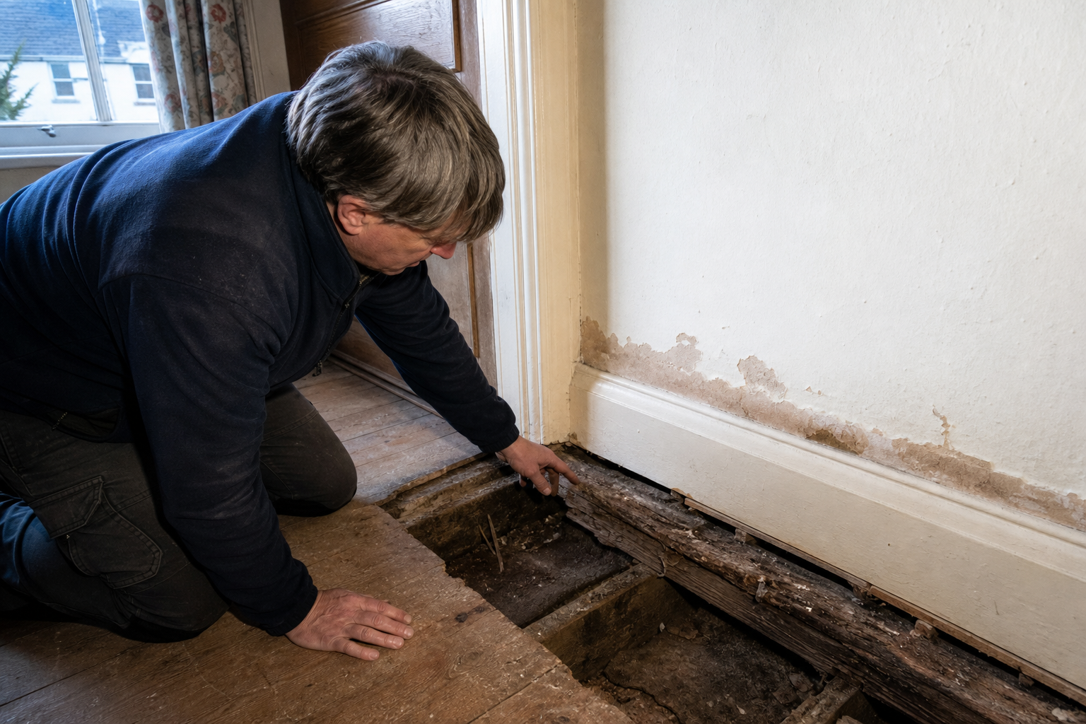 Dry Rot Treatment Scotland: How to Tell Dry Rot from Woodworm