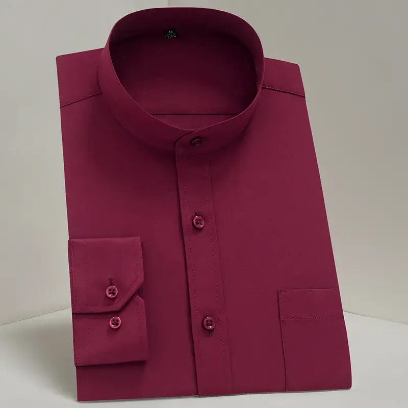 Thumbnail: Male Mandarin Collar Shirt