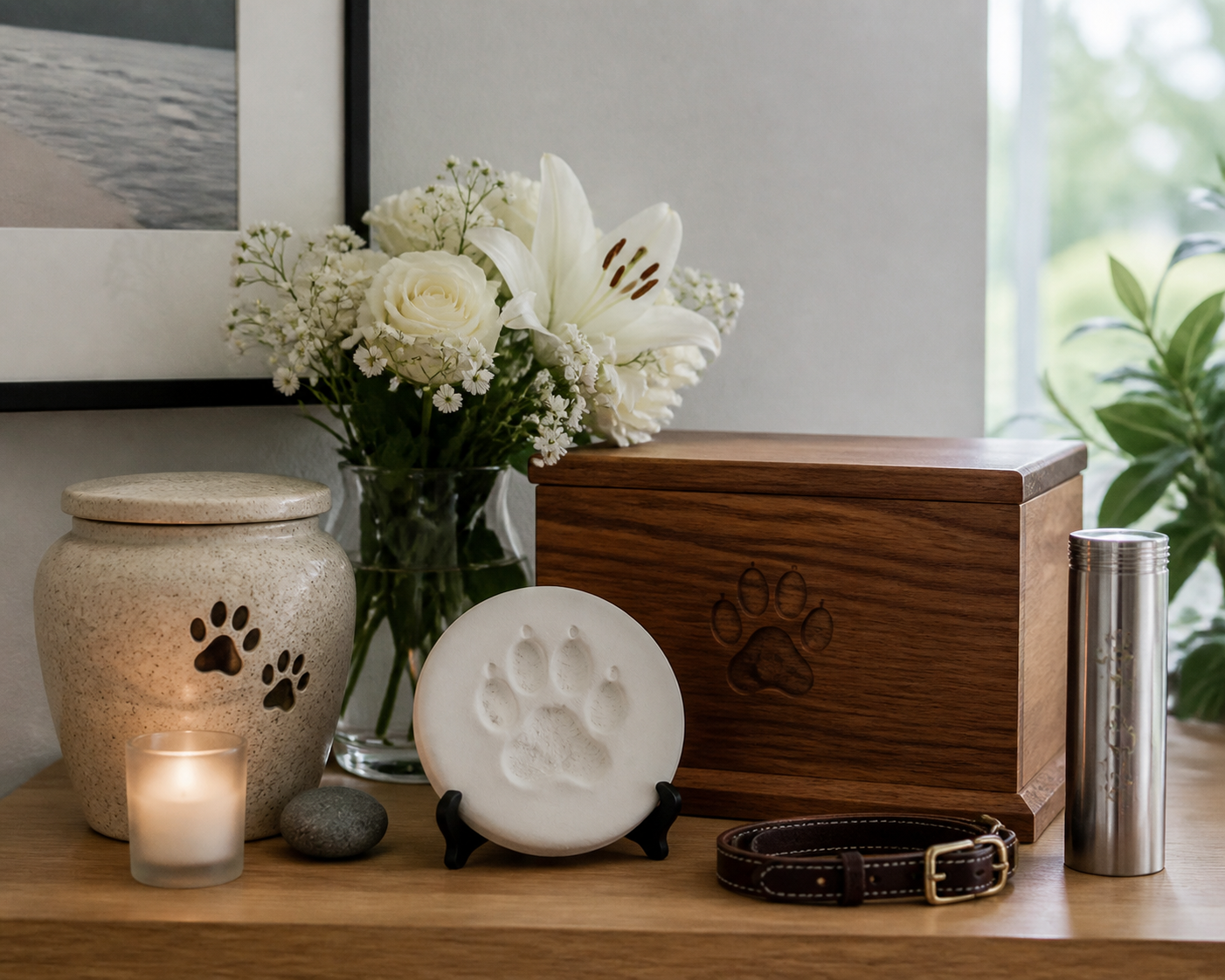 How to Choose the Right Pet Memorial: Urns, Caskets, Paw Print Kits and Scatter Tubes Explained