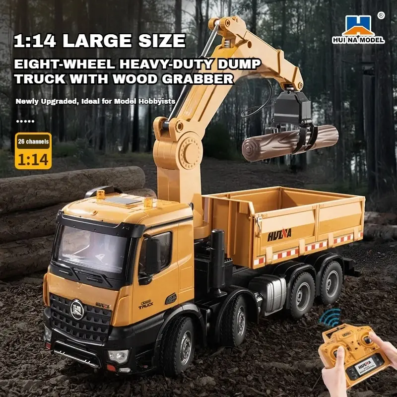 Thumbnail: HUINA 1538 RC Car 26CH Tractor Upgrade 1575 1/14 Remote Control Alloy