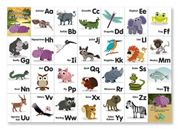 Patricia's-A-Z-of-Jungle-Animals-Poster