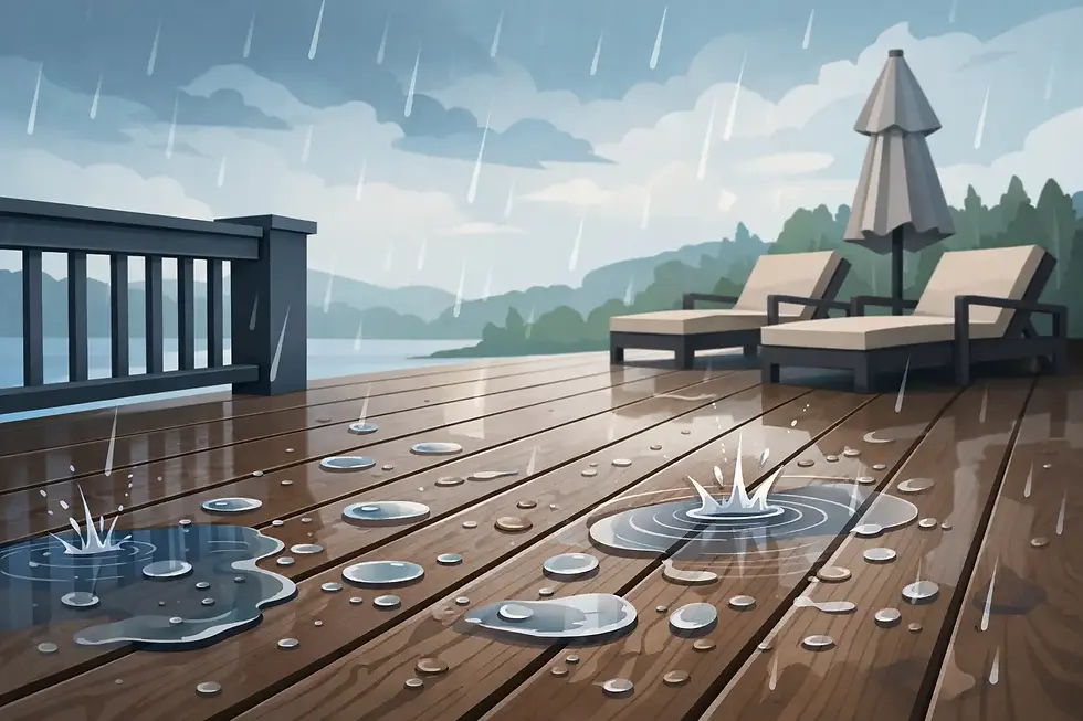 Can Composite Decking Get Wet?