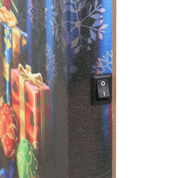 Thumbnail: Krampuss Light Up LED Canvas Plaque by Lisa Parker