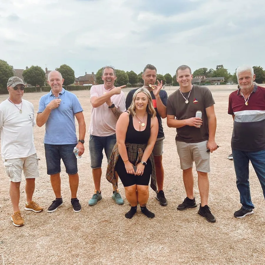 Sports dat event, outside, team photo