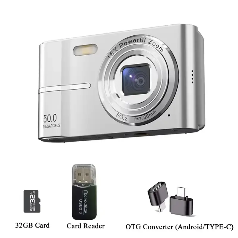Thumbnail: Xiaomi Mini 4K Digital Camera 50MP 16X Child Camera Outdoor Anti-Shake