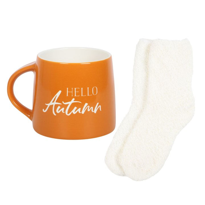 Thumbnail: Hello Autumn Mug and Socks Set