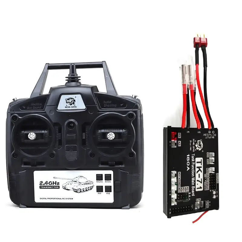 Thumbnail: Heng Long 1/16 RC Tank 2.4Ghz Metal TK-7.1 Transmitter Main Board Rec