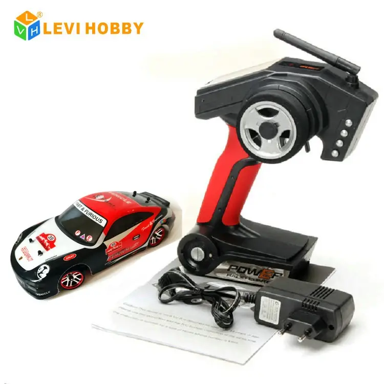 Thumbnail: Mini 1/28 4x4 2.4GHz 4WD RC Racing Car With LED Lights Metal WLtoys