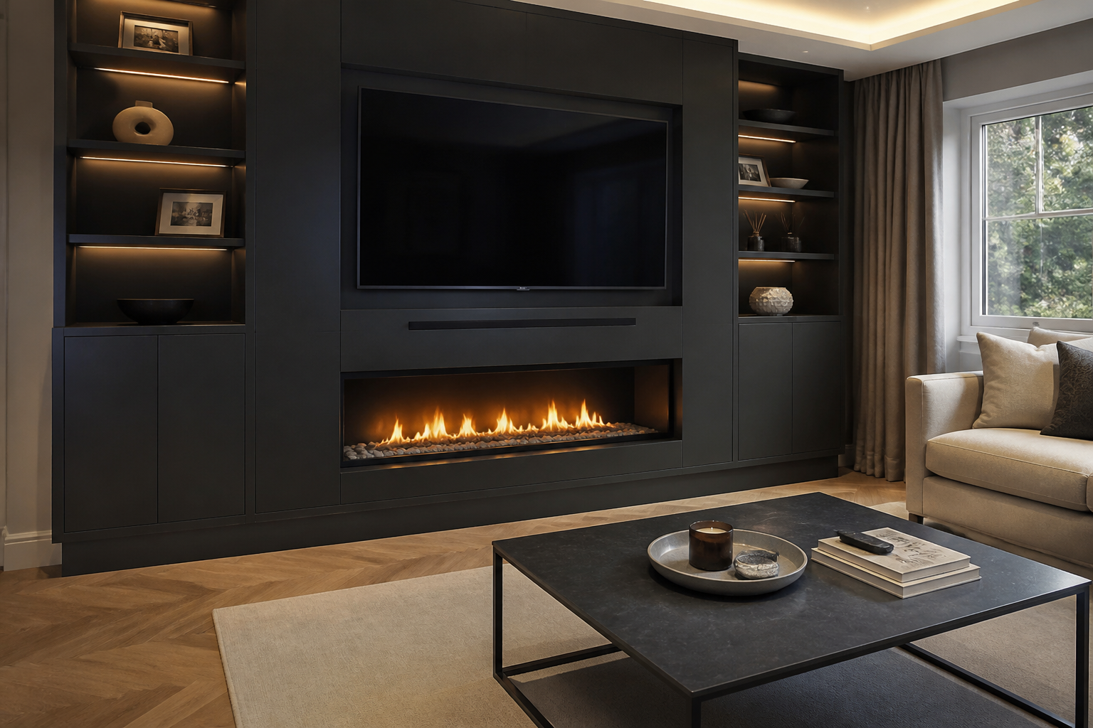 Media Wall Fireplace Installation in Bracknell: Should You Choose Gas or Electric?