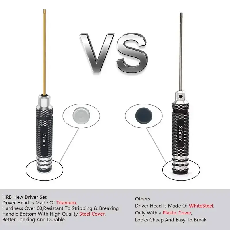 Thumbnail: Hex Screw Driver Screwdriver Set 1.5mm 2.0mm 2.5mm 3.0mmHexagon Tool Kit for