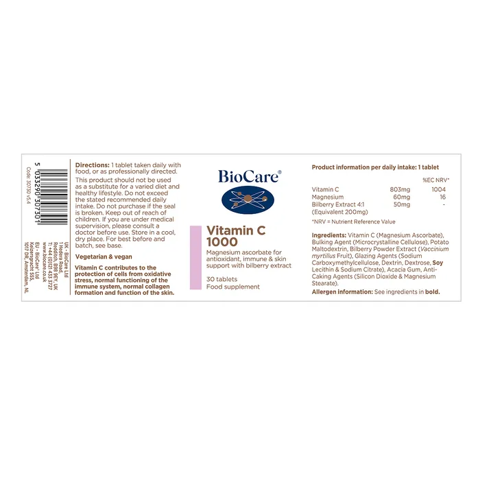 Thumbnail: Vitamin C 1000 90 Tablets