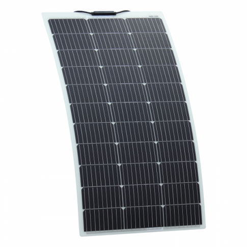 Thumbnail: 100W semi-flexible fibreglass solar panel with durable ETFE coating