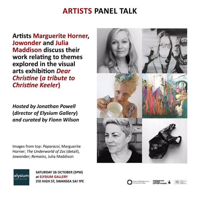 Talk on the exhibition 'Dear Christine...' at Swansea art gallery