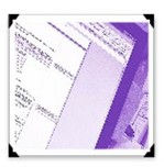 Picture of a report on a computer screen with tracked changes