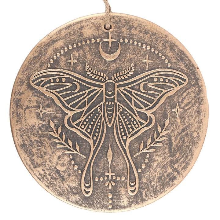 Thumbnail: Luna Moth Terracotta Plaque