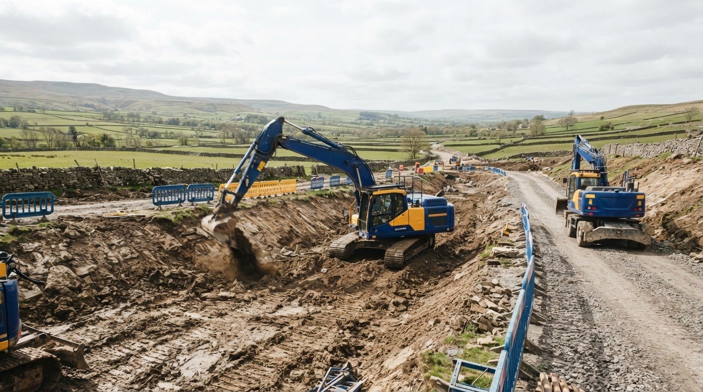 360 Excavator Hire in Yorkshire for Tracked or Wheeled Jobs
