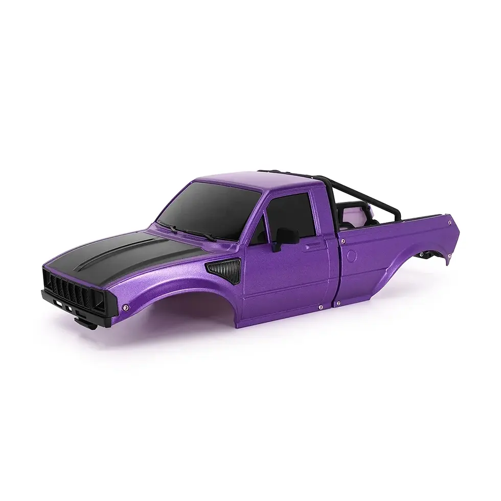 Thumbnail: INJORA IR60 Pickup Hard Body Shell With Bed Rack for 1/18