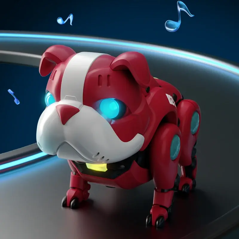 Thumbnail: IQOEM-R11 2023 Hot Sale Lighting Musical Electric Walking Puppy