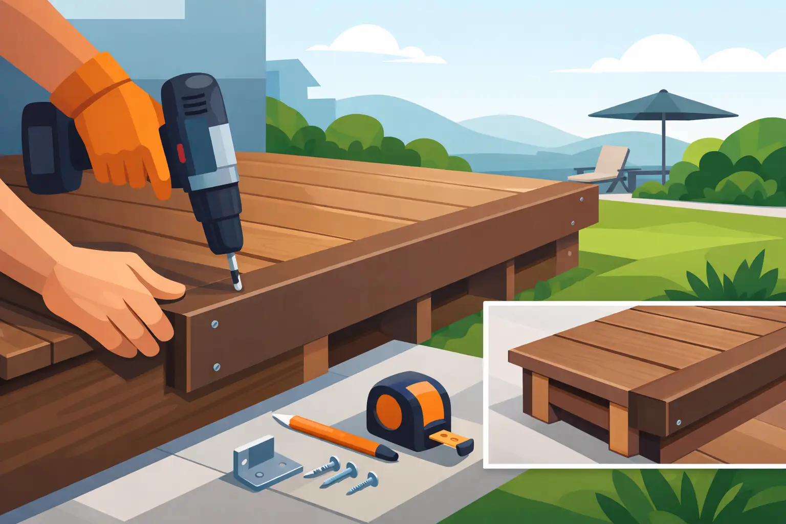 How to Fit Decking Edging Boards Properly