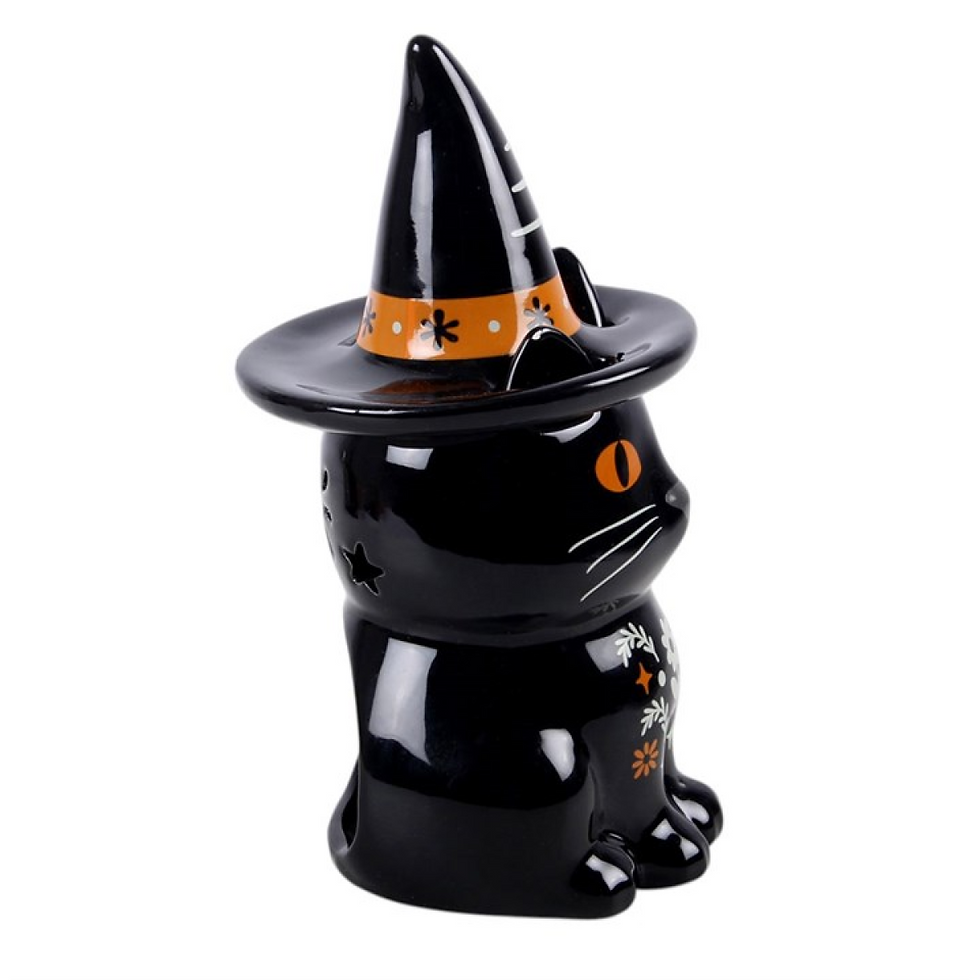 Thumbnail: Frightful Folk Black Cat Oil Burner