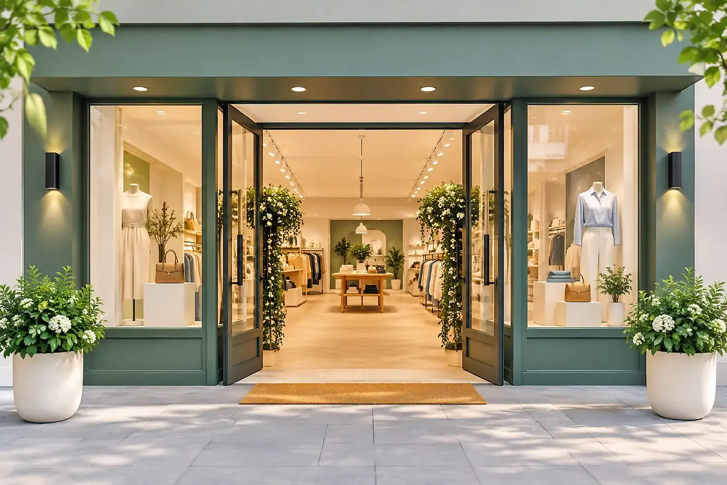 How to Decorate Shop Entrance for More Footfall