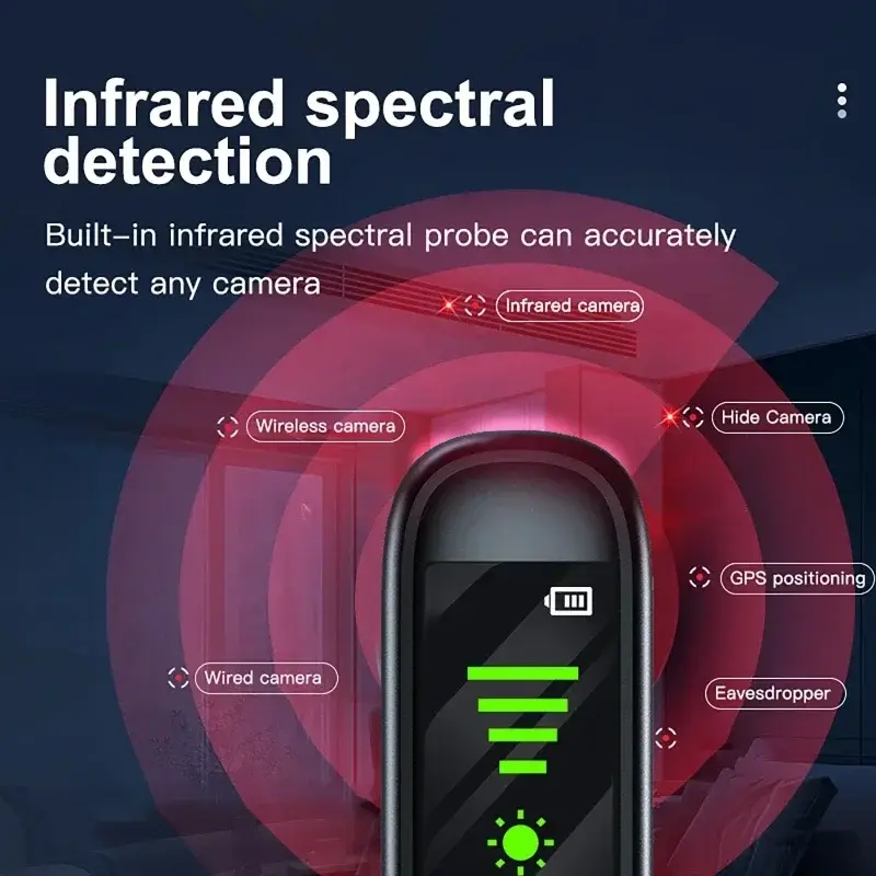 Thumbnail: Hidden Camera Detector Anti Spy Gadget Professional Hunter Wireless Signal