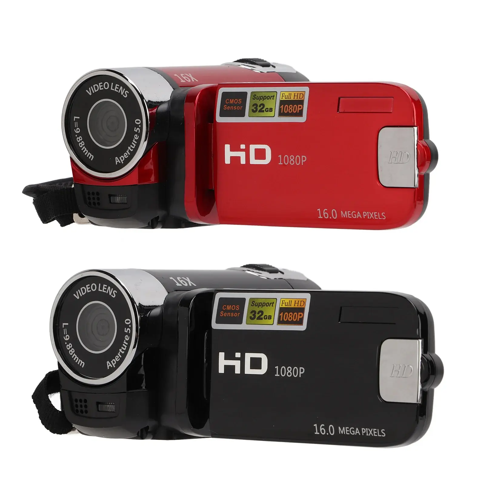 Video Camera Camcorder Full HD 4K 48MP Camera Recorder 270° Rotation 2.7