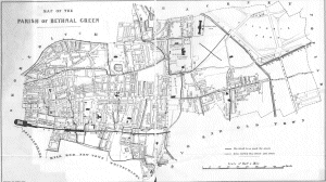 bethnal green map in 1848