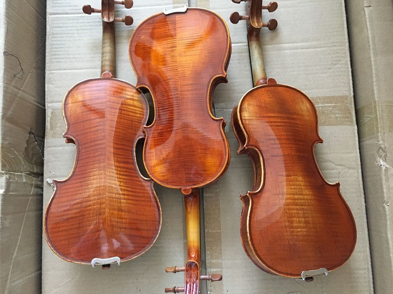Thumbnail: Aiersi Brand Hot Sale Stringed Musical Instruments German Violin Factory
