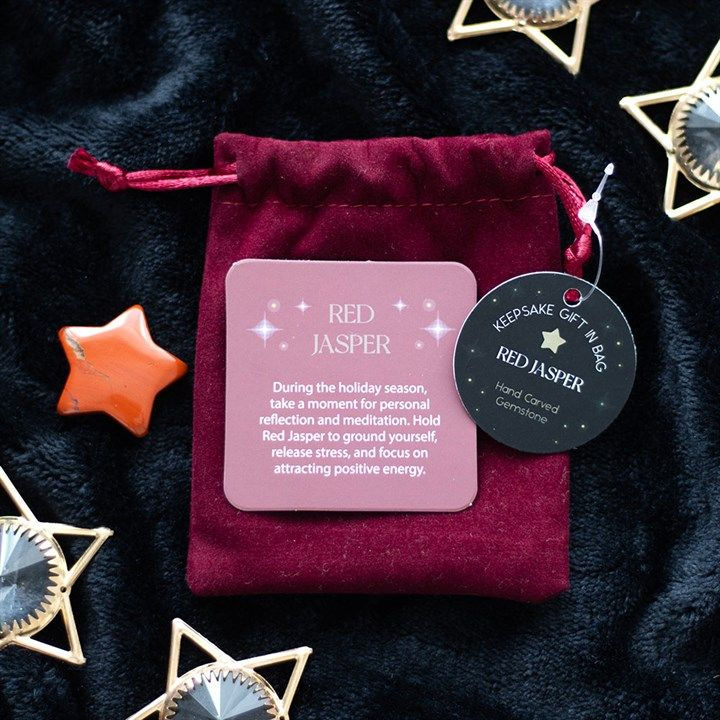 Thumbnail: Red Jasper Crystal Star in a Bag