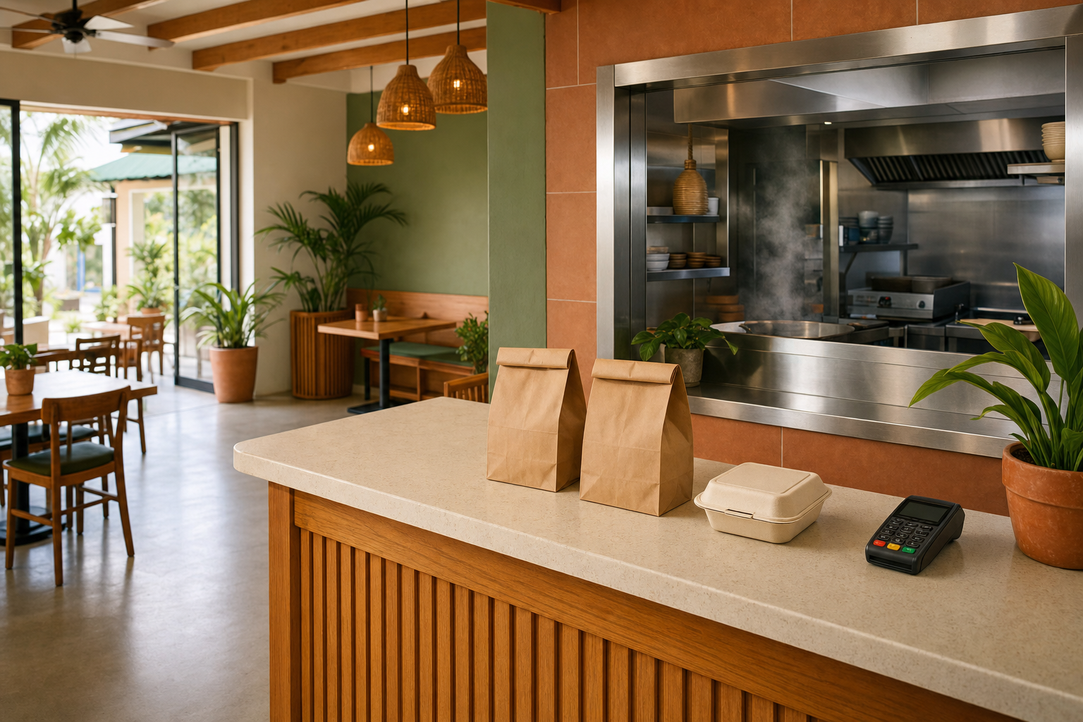 Caribbean takeaway prepared in Hemel Hempstead for delivery to Markyate