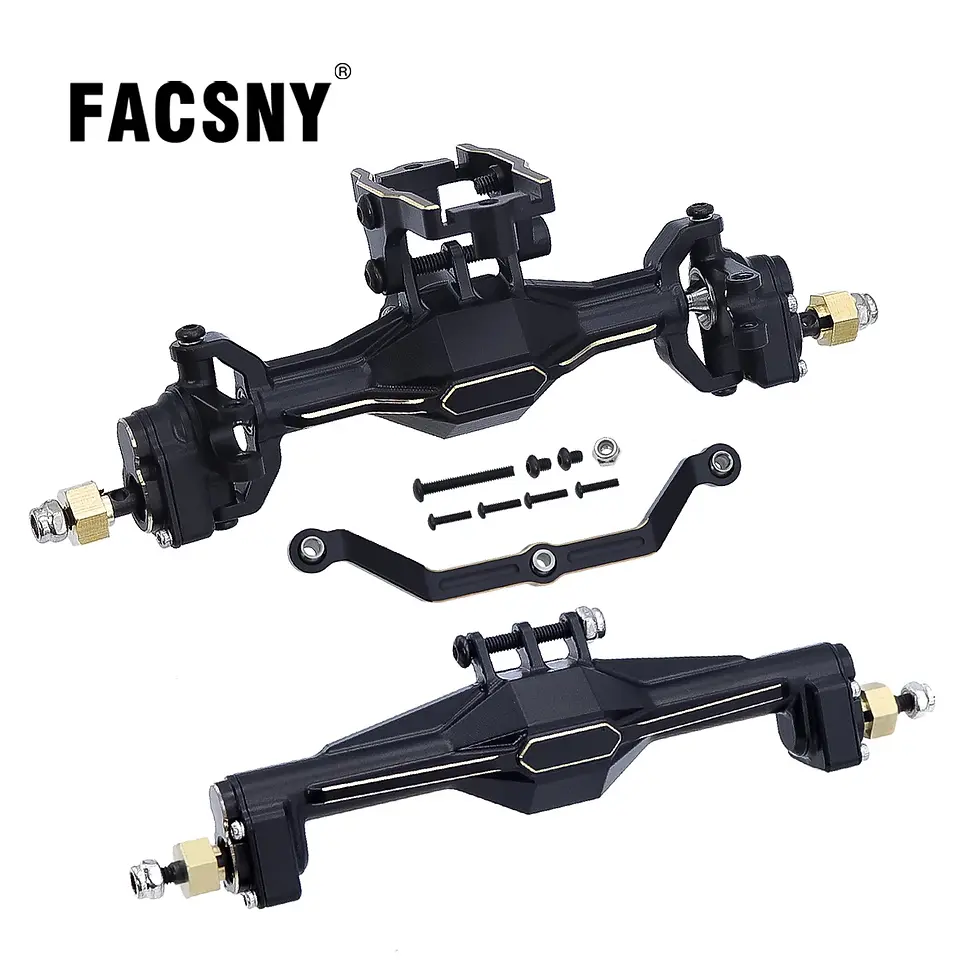 TRX4M Brass Black Coating Front Rear Portal Axle Upgrade Ground Clearance + 5