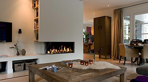 Gas in-wall fire