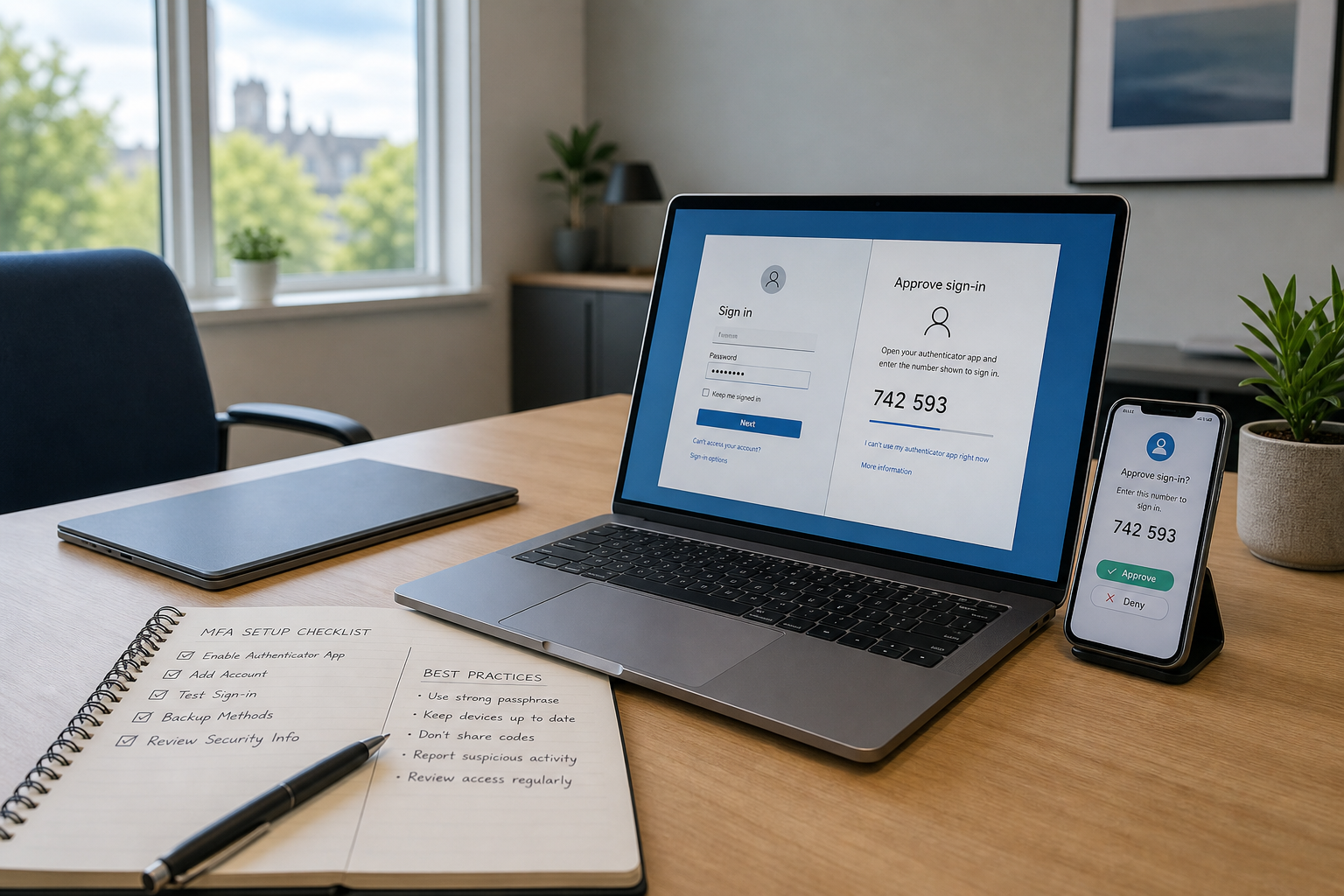 Two factor authentication in Worcester for safer sign-ins