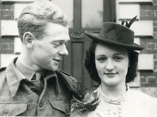 Mum and Dad on their wedding day
