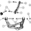 Miniatyrbilde: 2 x Rear Tension Link for Jeep Grand Cherokee WK2 2011-2019 SCA/WK2/004A