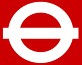 white on red logo