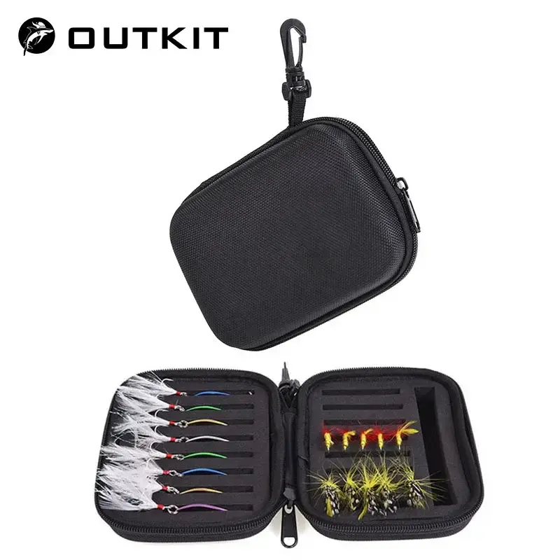 OUTKIT Fishing Lure Bag 16cm*11cm*5cm Spoon Fly Lure Jig Head Container