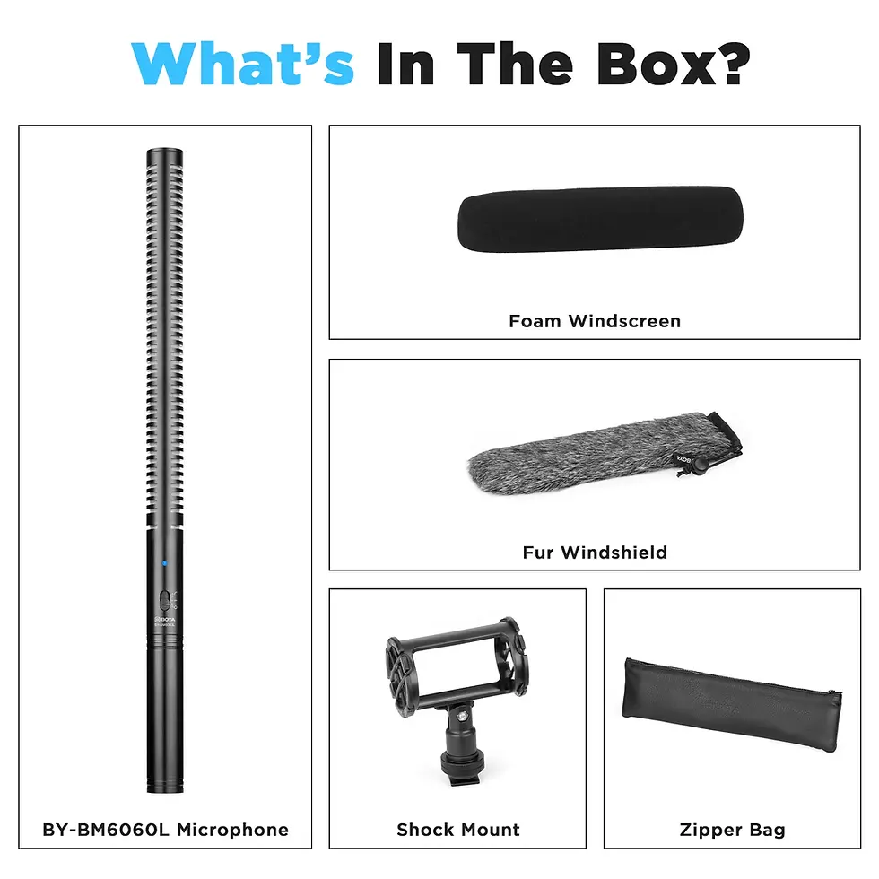 Thumbnail: By-BM6060L Professional Shotgun Microphone Voice Recorder Audio Interface